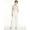 thumbnail image 3 of Label Rail x WhatSmitaFound Women's High Waisted Trouser Pants, Sizes 4-16, 3 of 6