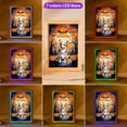 thumbnail image 3 of Mummy Corgi Happy Halloween with Pumpkins Bats Spooky Fun Acrylic Plaque with Wood Photo Frame Box Welsh Corgi Dog Lover Gifts Idea Light Box - 00019, 3 of 5