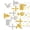 Mixed colors, variant on SDFGTstore Spirals Decoration For Celebration Embellishments Decorative Crosses Doves Streamers