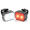 thumbnail image 1 of Luz de Bicicleta Recargable, Resistente Al Agua, para Ciclismo Nocturno, Seguridad, Luz Delantera y Trasera., 1 of 5