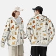 thumbnail image 6 of Gaeub Dogs Funny Pets Men's and Women's UPF 50+ Long-Sleeved Sun Protection Clothing, Fishing Shirt Long Sleeve Zip - Medium, 6 of 9