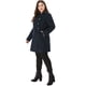 thumbnail image 4 of Abrigo De Doble BotonaduCon Cuello Vuelto TalGrande PaMujer Negro XXL, 4 of 6