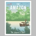 thumbnail image 2 of Women's Jungle Cruise Visit the Amazon  Graphic Tee Athletic Heather 2X Large, 2 of 4