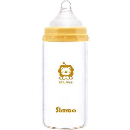 Simba Wide Neck Ultra-Light Glass Bottle, 6 oz