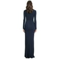 thumbnail image 2 of David Meister Long Sleeve Matte Jersey Beaded Evening Gown Dress, 2 of 3