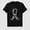 Black-24, variant on Women's Breast Cancer Awareness Heart Ribbon Graphic T-Shirt, 100% Cotton Short Sleeve Shirt