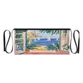 thumbnail image 7 of Yayeee Waist Apron with Pockets for Cooking Waterproof Half Server Aprons, Seaside Leaves, 7 of 7