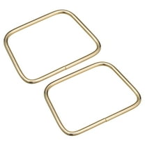 Uxcell 4.41" Metal Purse Handles Bag Handles Replacement for Purse Making, 2Pack Gold