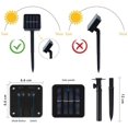 thumbnail image 4 of Light Chain Solar Outside, Colorful Led Light Chain Outside Crystal Ball 12m 100 Leds 8 Modes Ip65 Waterproof For Garden Trees Terrace Courtyard House Party Christmas Decoration Energy Class A +++, 4 of 7