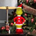 thumbnail image 2 of Airdorable Airblown-Grinch in Santa Suit-Dr. Seuss, 2 of 6