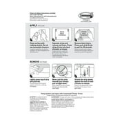 Poster Strips Removable, Holds Up to 1 lb, 5/8 x 1 3/4, White, 256/Pack