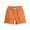 Orange, variant on CHUMUD Jeans Shorts for Women Stretchy Trendy Denim Shorts Mid Rise Drawstring Casual Shorts