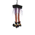thumbnail image 2 of Floleo Halloween Witch'S Legs For Wreath Plush Stuffed Witch Legs With Shoes Sticking Out Of Window Door Car Auto Trunk Outdoor Wicked Novelty Hanging Witch Legs Car Trunk Yard Decorations, 2 of 8