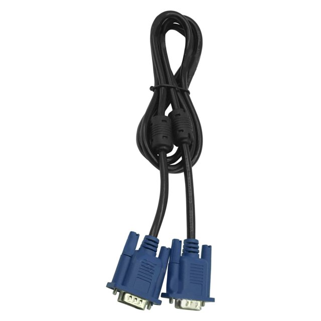 Visland VGA Cable Practical Wide Application Plug Play 1.5m Computer Monitor VGA Male to Male Connecting Wire for TV