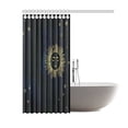 thumbnail image 2 of WOPOP Sun and Moon Stars Shower Curtain, Starry Night Polyester Fabric Shower Curtain Bathroom Sets with Hooks 60x72 Inches, 2 of 3