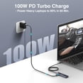 thumbnail image 3 of Estación de acoplamiento USB C Hub 5 en 1 con carga rápida PD de 100 W, 3 of 9