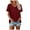 Wine Red, variant on Women Summer Tops Womens T Shirts Short Sleeve V-Neck Shirts Cute Fit Summer Casual Tee Tops