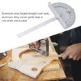 thumbnail image 4 of Angle Protractor, Durable 180 Degree Woodworking Protractor Flexible  For Angle Measurement, 4 of 8