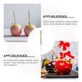 thumbnail image 4 of 12 palitos de manzana de caramelo acrílicos con diamantes de imitación, palitos de postre decorativos, suministros para fiestas., 4 of 5