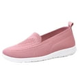 thumbnail image 2 of GUOBIOZIY Womens Sneakers Womens Tennis Walking Shoes Slip on Lightweight Comfort Memory Foam Sneakers(Pink,7.5), 2 of 7