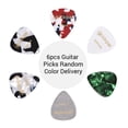 thumbnail image 4 of Coloful Guitar Picks Holder Case Bag con 6 piezas de guitarra de celuloide, 4 of 8