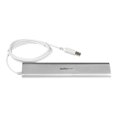 thumbnail image 2 of StarTech.com 7 Port Compact USB 3.0 Hub with Built-in Cable - Aluminum USB Hub - Silver USB3 Hub with 20W Power Adapter (ST73007UA) - USB peripheral sharing switch - 7 x SuperSpeed USB 3.0 - desktop, 2 of 8