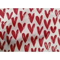 thumbnail image 5 of oneOone Cotton Cambric Red Fabric Valentine Heart Diy Clothing Quilting Fabric Print Fabric By Yard 56 Inch Wide, 5 of 6