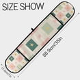 thumbnail image 3 of Yayeee Double Oven Mitt Kitchen Heat Resistant Baking 35" x7" Quilted Glove, Beige Abstract, 3 of 6