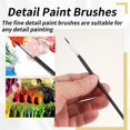 thumbnail image 4 of 60pcs Detail Paint Brushes, Fine Tip Paint Brush with 3Sizes 0 00 000, 4 of 5