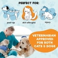 thumbnail image 3 of CNKOO Inflatable Dog Recovery Collar - Soft Polyester Elizabethan Neck Protector for Post-Surgery Healing  Adjustable Strap for Comfortable Fit  Gray  Inflatable Dog Collar ZZZ, 3 of 7