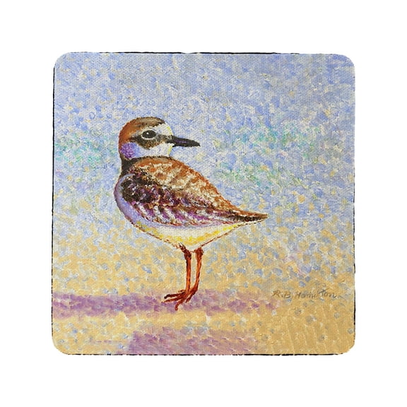 Betsy Drake Interiors Wilson's Plover Coaster Set of 4