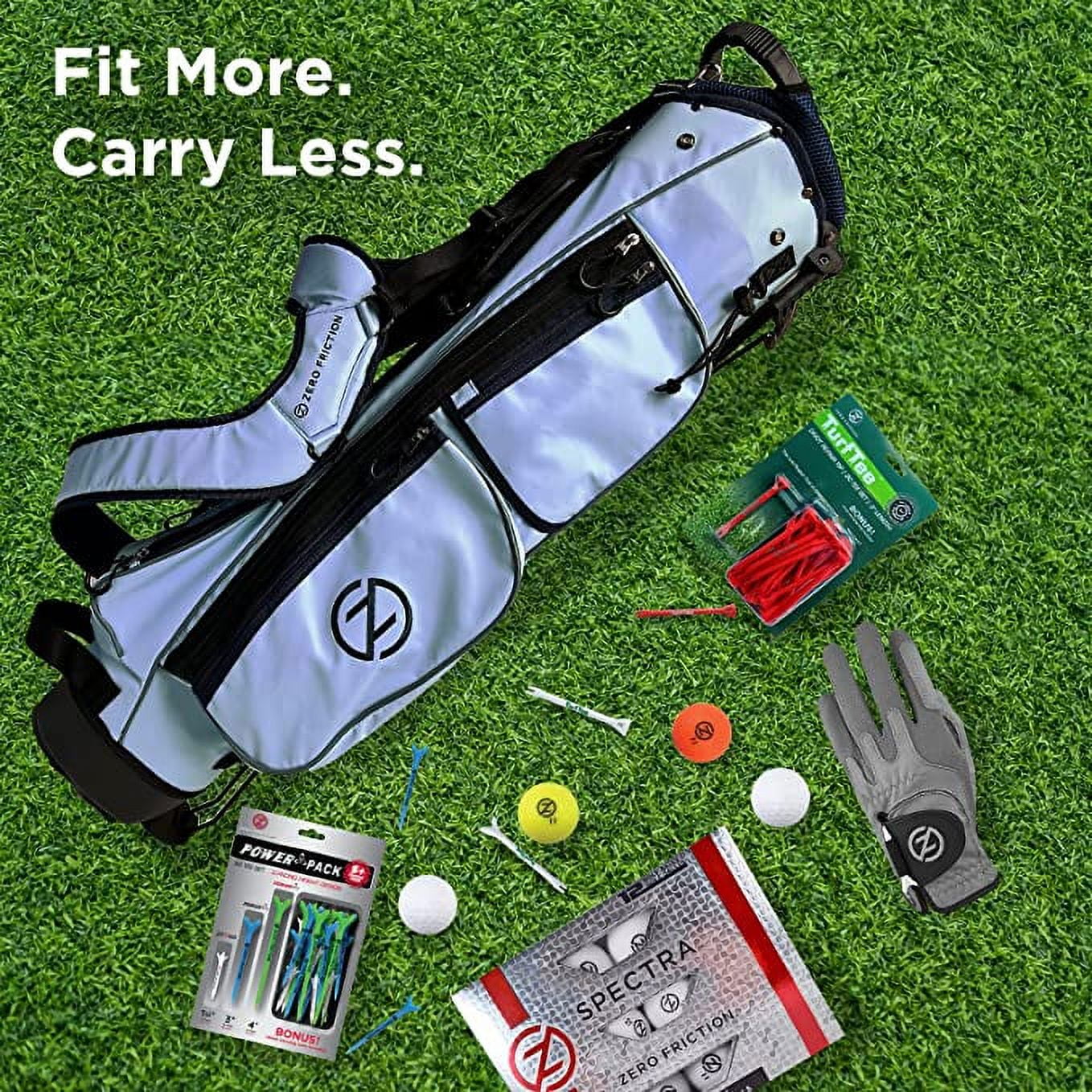Zero Friction 5 Pocket Golf Pencil Bag - Light Blue