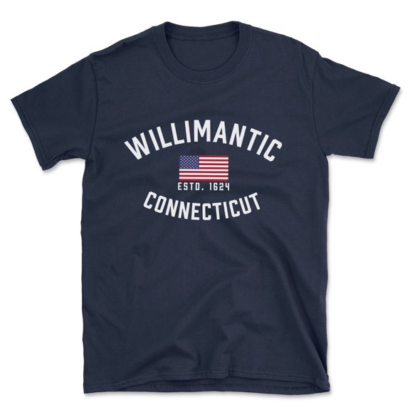 Willimantic Connecticut Patriot Men's Cotton T-Shirt