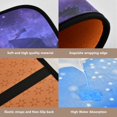 thumbnail image 3 of 4-Piece Bathroom Set with Waterproof Shower Curtain with Non-Slip Bath Mat, U-Shaped Mat & Toilet Lid Cover Bats in The Night Sky, 3 of 8