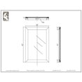 thumbnail image 6 of Madison 30" Solid White Single Sink Bathroom Vanity With Matching Framed Mirror And Faucet, 6 of 7