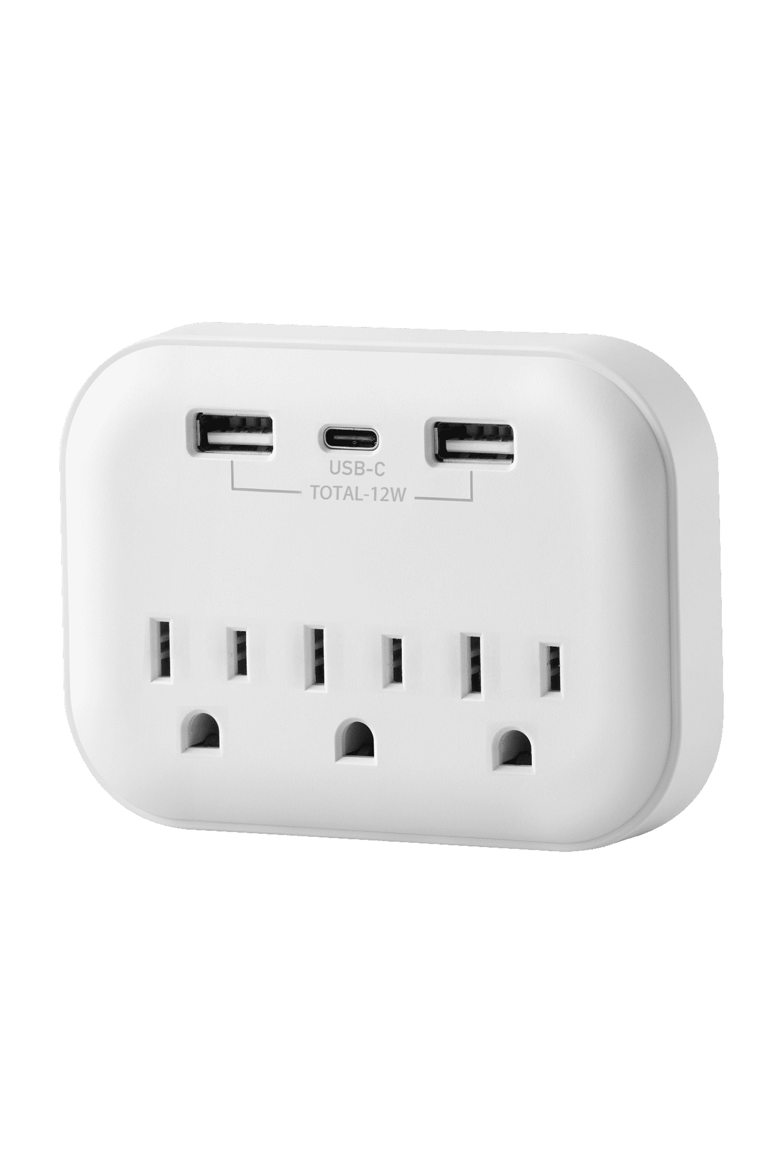 Hyper Tough 3-Outlet Surge Protector with 3 USB Ports