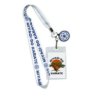 Cobra Kai Miyagi-Do Karate Dojo Lanyard Clear ID Badge Holder
