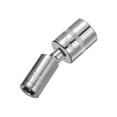 thumbnail image 6 of Uxcell 1/4" Drive 14mm Shallow Socket Swivel Joints Hex Shank Impact Driver Adaptor Set, 6 of 7