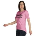 thumbnail image 4 of Inkmeso scoop-neck Proudly Vaccinated Funny Tee Pro-Vaccine T-shirt For Womens, 4 of 8