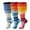 Color 1, variant on 3 Pairs Plus Size Compression Socks for Women & Men Knee High Support Suitable for Travel ,Working,Running