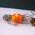 thumbnail image 1 of 12 PCS Electronic Candle Light Halloween Decoration Luminous Electronic Pumpkin Light LED Candle Light, 1 of 4
