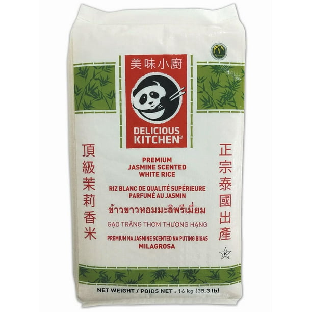 Delicious Kitchen Premium Jasmine Scented White Rice, 16 kg Walmart.ca