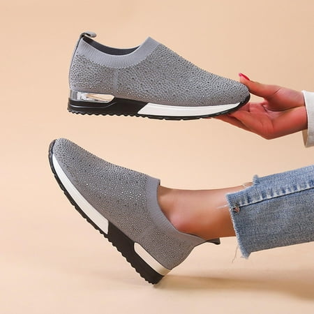 

WMYBD Shoes for Women Sandals Stretch Cloth Large Size Women s Summer Comfortable Casual Sports Shoes Gifts for Women