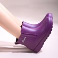 thumbnail image 5 of Willtoo Women Waterproof Short Rain Boots, Lightweight Non‑Slip Ankle Rain Booties, Elastic Weather‑Resistant Outdoor Rain Shoes, 5 of 6