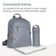 thumbnail image 4 of Mochila cambiador UPPAbaby Anthony con aislante para botellas, 4 of 6