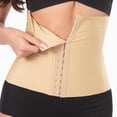 thumbnail image 2 of Cintura deportiva ajustable de tres botones con sello de acero y hueso, cintura alta, sin costuras, reparación posparto, moldeador de abdomen, 2 of 5
