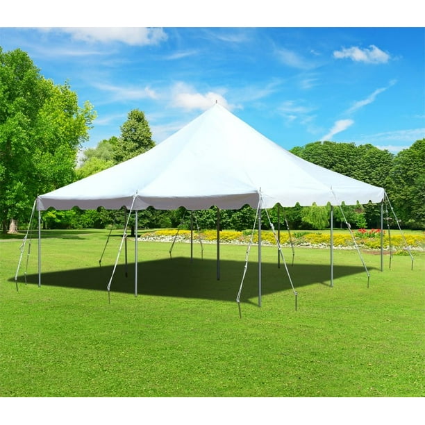 20x20 Premium Outdoor Wedding Event Party Canopy Tent, White Waterproof