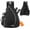 Deep Black, variant on Sucipi Pickleball Bag - Men's & Women's Pickleball Backpack, Adjustable Sling Bag w/Fence Hook/Large Capacity/Safety Pocket