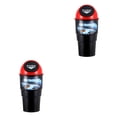 thumbnail image 1 of Sidaley Mini cubo de basura para coche, cubo de basura creativo para coche, soporte para polvo para vehículo, caja de basura, cubierta de resorte, rojo 2piezas Sidaley CBP095324, 1 of 5