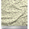 thumbnail image 1 of Soimoi Modal Satin Fabric Ghost Halloween Print Fabric by The Yard 42 Inch Wide, 1 of 3